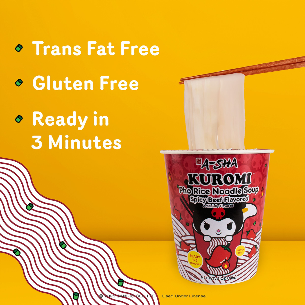 Kuromi Pho Rice Noodle Soup - Bold Taste for Busy Days