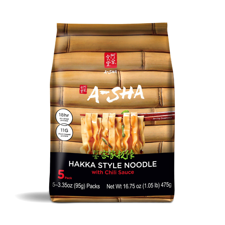 Hakka Wide Noodles - Chili Flavor - Quick Comfort with Big Flavor Z3