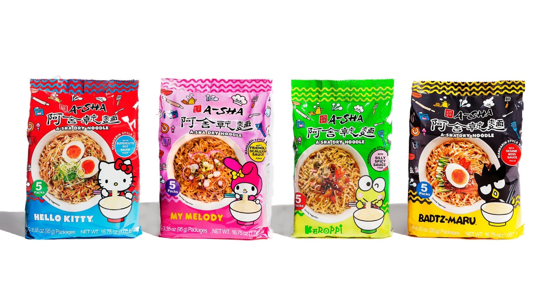 My Melody Mandarin Noodles with Friendly Scallion Sauce - Bold Taste for Busy Days